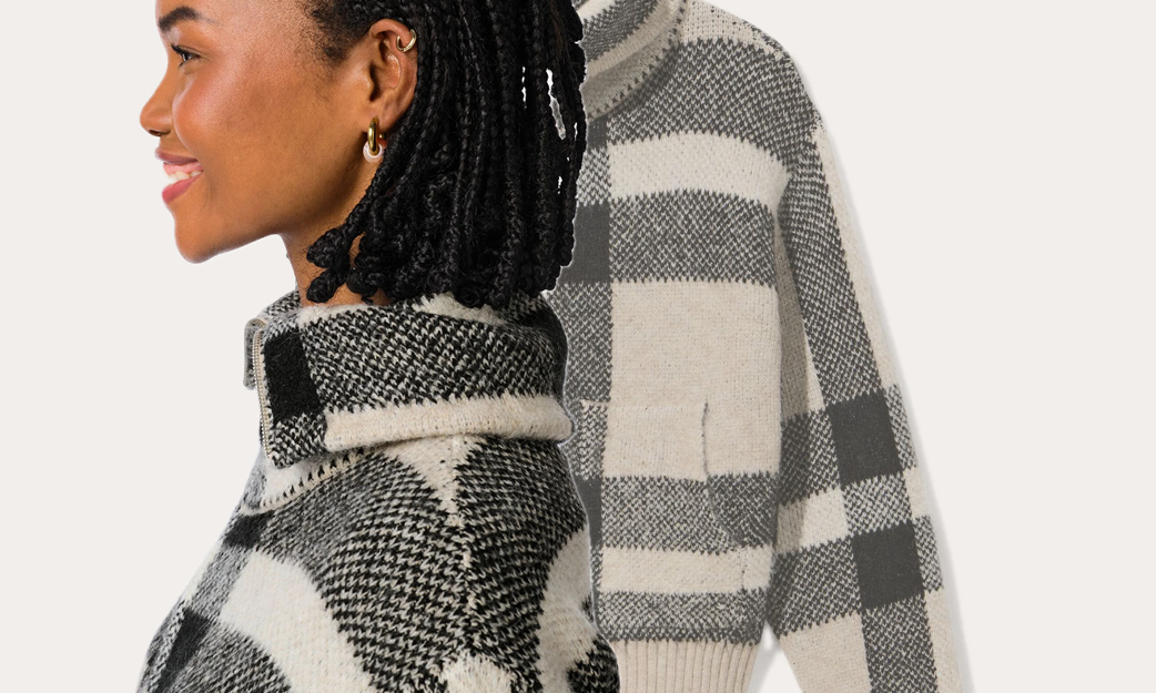 dames bombervest Jana zwart:wit