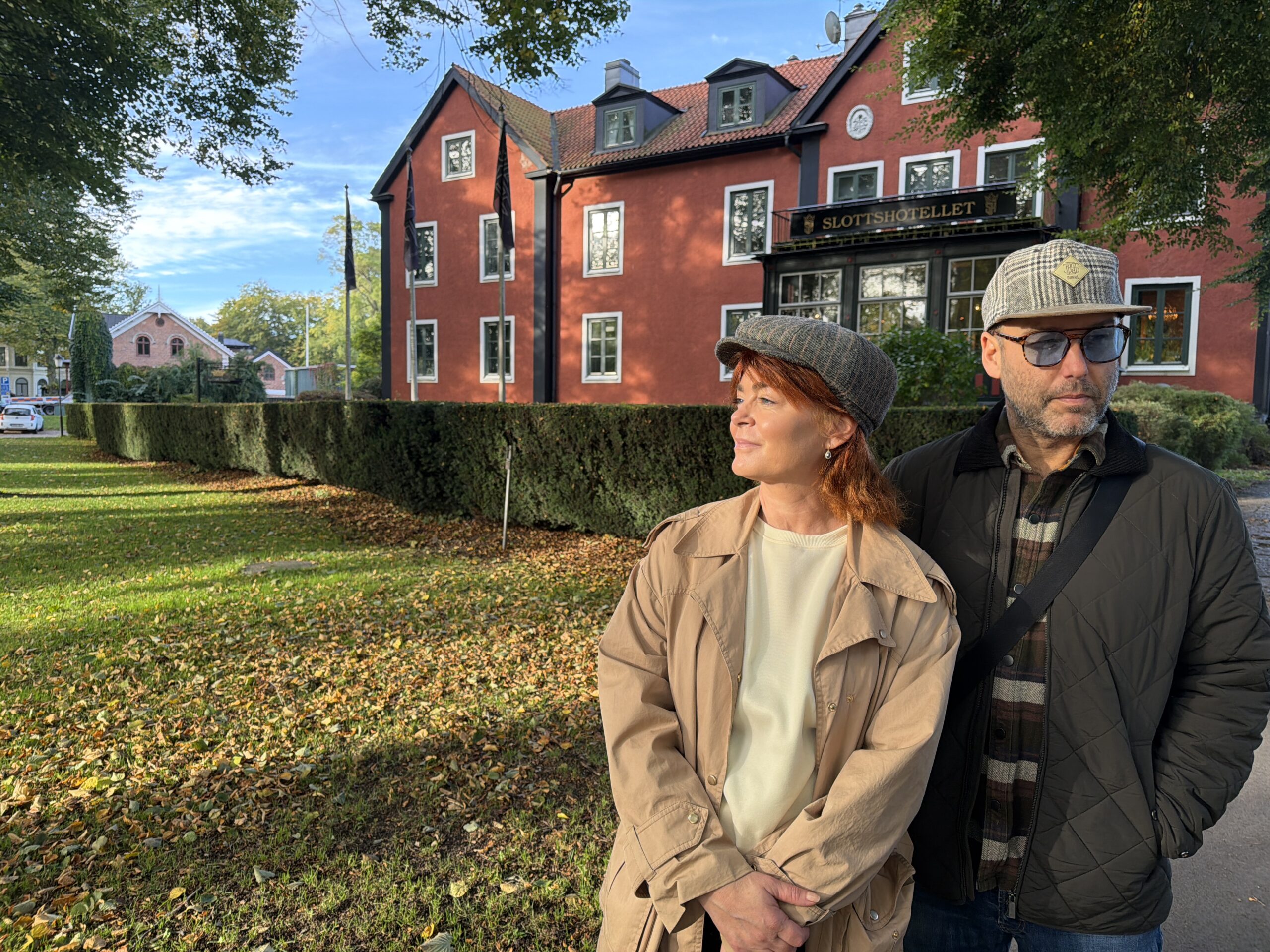 Kim-Lian en Daniel bij Slotshotellet in Kalmar