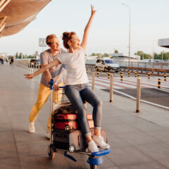 getty vakantie koffers