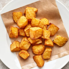 krokante aardappels