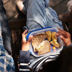lunchbakje op school