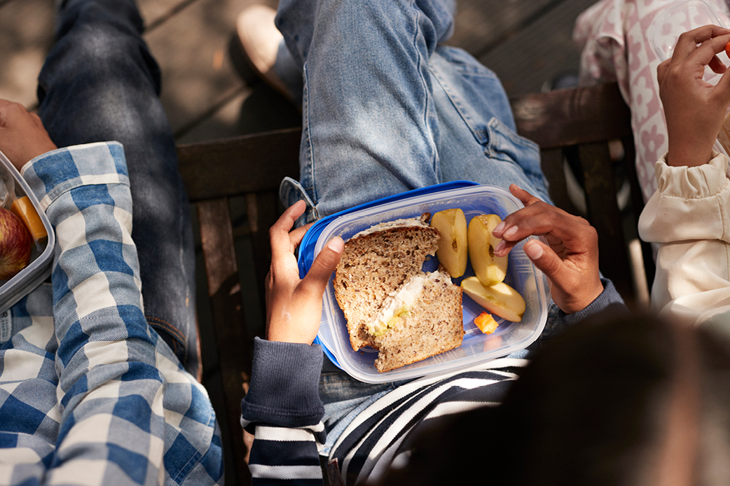 lunchbakje op school